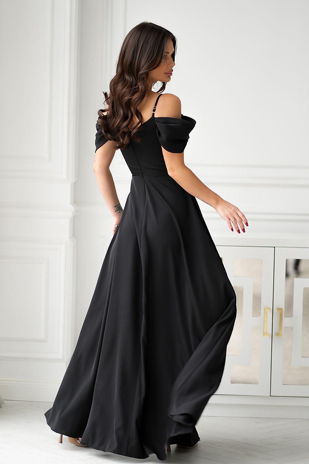 Langes Kleid Model 203761 Bicotone