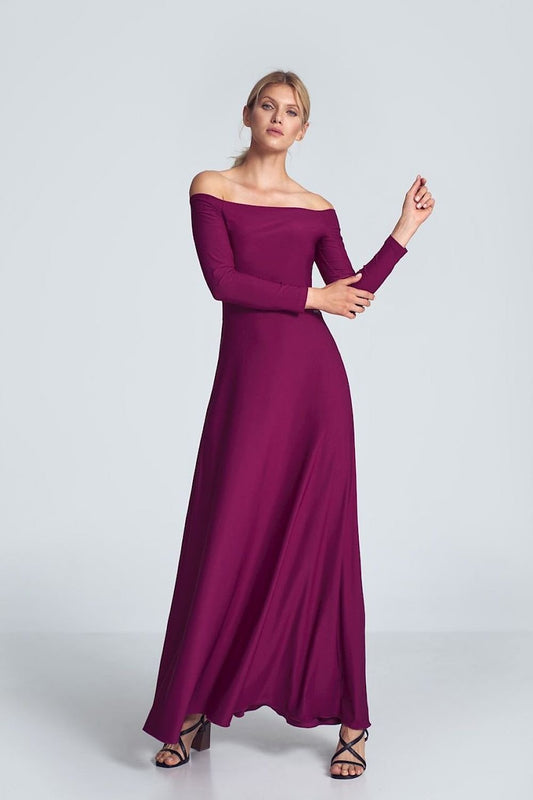 Langes Kleid Model 147922 Figl